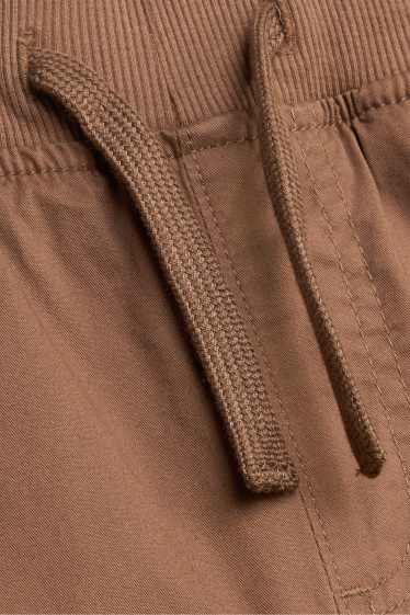 Copii - Băieți - Pantaloni cargo termoizolanți - maro