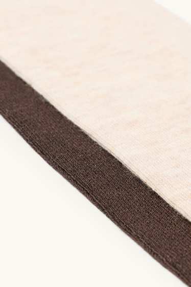 Bambine - Confezione da 2 - calzamaglia - beige / marrone