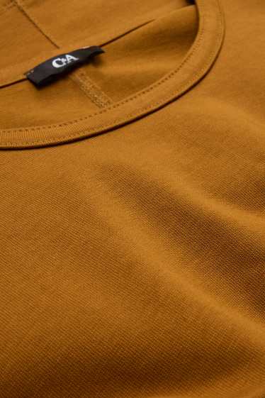 Damen - Langarmshirt - Relaxed Fit - hellbraun