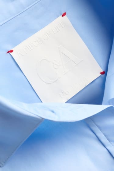 Dona - Brusa camisera - blau clar