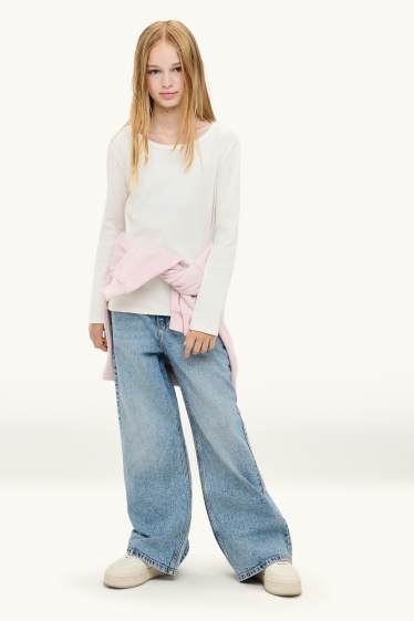 Bambine - Baggy jeans - jeans azzurro