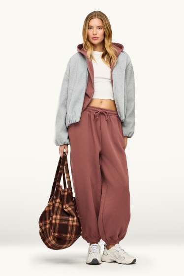 Damen - Jogginghose - braun