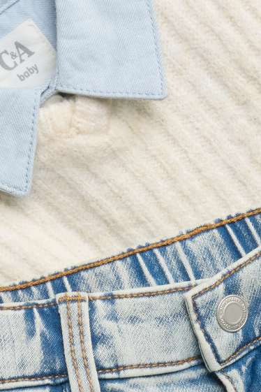 Baby Boys - Baby outfit - 3 piece - blue / beige