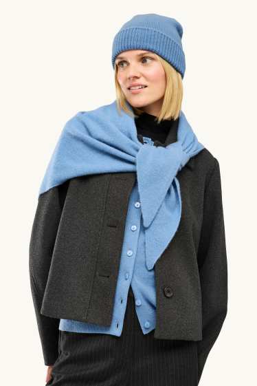 Donna - Berretto in cashmere - blu