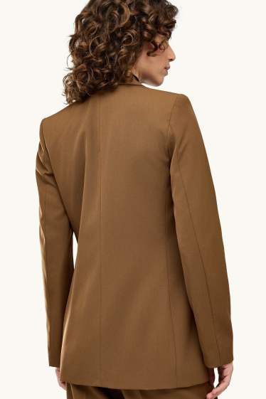 Femei - Blazer office - regular fit - maro