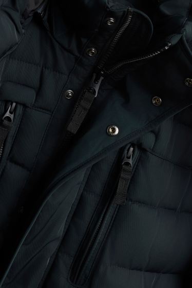 Hommes - Veste matelassée - bleu foncé