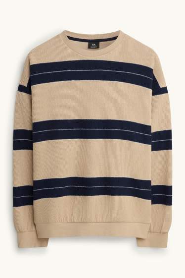 Men - T-shirt - beige
