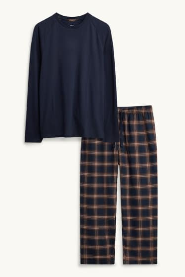 Heren - Pyjama - blauw