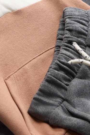 Miminka - chlapci - Outfit pro miminka - bílá/šedá