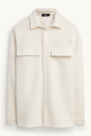 Hommes - Chemise - blanc crème
