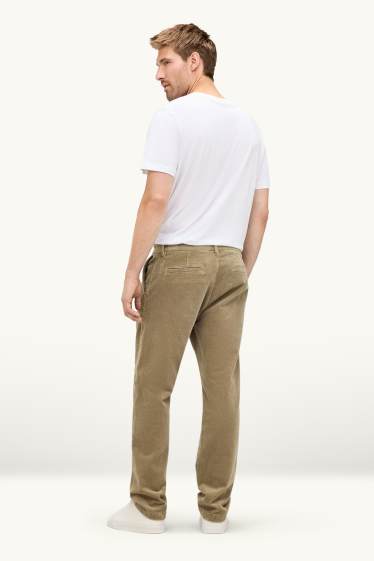 Herren - Cord-Chino - Regular Fit - khaki