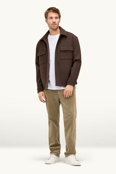 Herren - Cord-Chino - Regular Fit - khaki