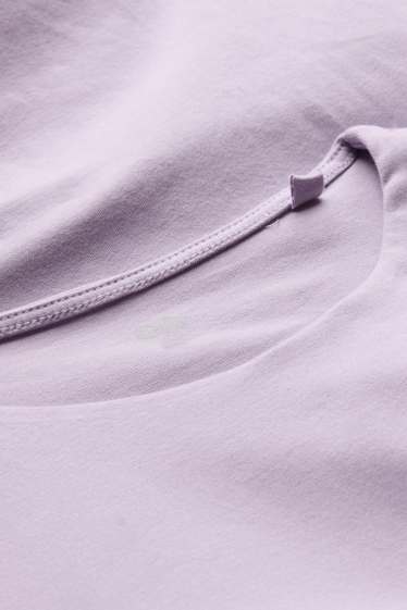 Femmes - Haut à manches longues - slim fit - lilas