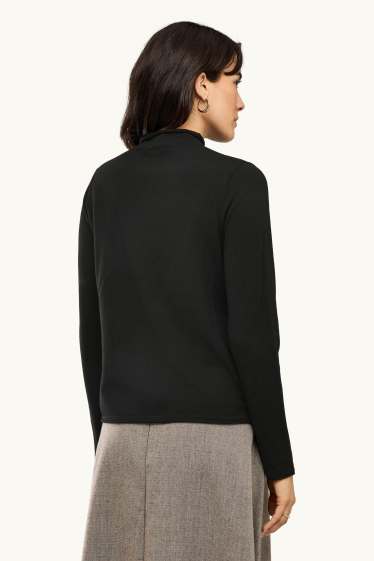 Damen - Pullover - schwarz