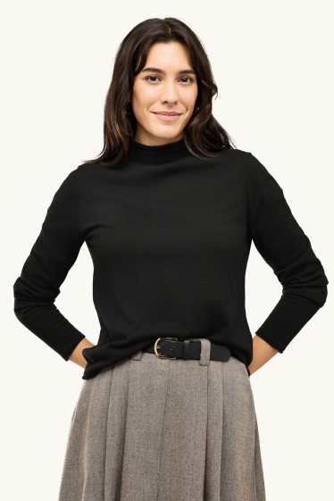 Damen - Pullover - schwarz