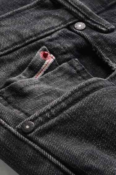 Herren - Straight Jeans - Selvedge - dunkeljeansgrau