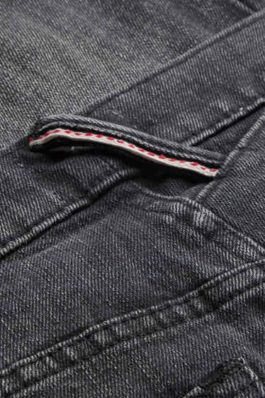 Herren - Straight Jeans - Selvedge - dunkeljeansgrau