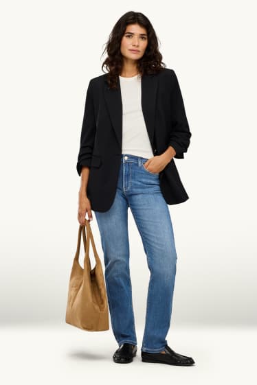 Donna - Straight jeans - vita media - LYCRA® - jeans blu