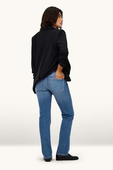 Donna - Straight jeans - vita media - LYCRA® - jeans blu