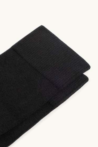 Femmes - Chaussettes hauteur genoux - noir