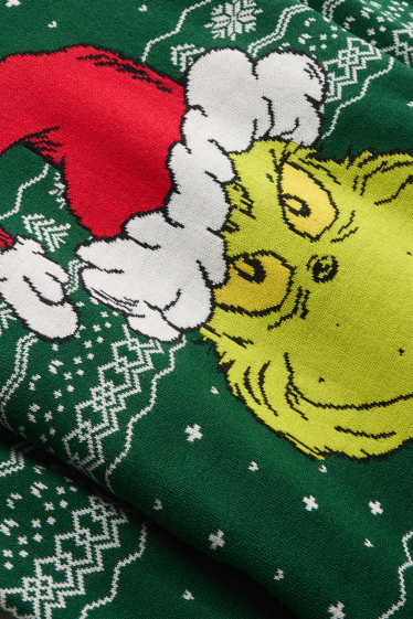 Men - Christmas jumper - The Grinch - dark green