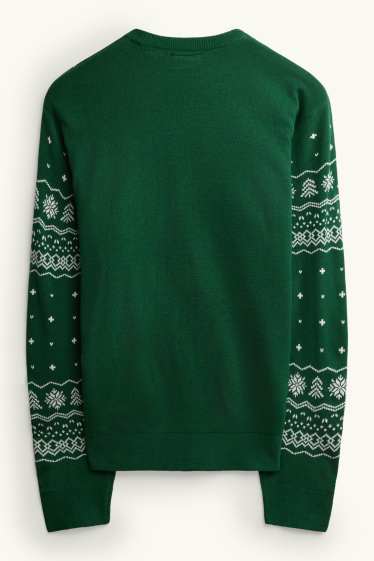 Men - Christmas jumper - The Grinch - dark green