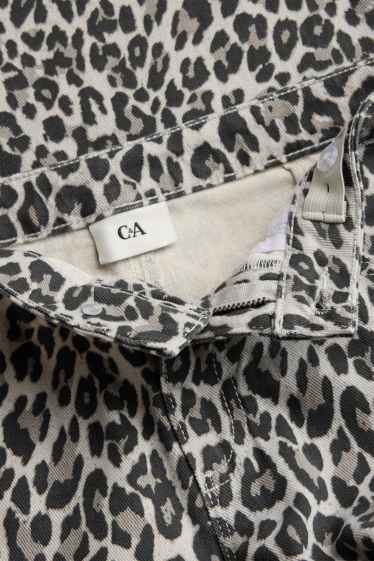 Enfants filles - Bootcut jean - à motif - blanc / noir