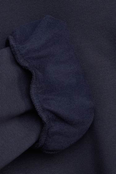 Femmes - Sweat - look 2-en-1 - bleu foncé