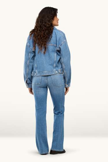 Femmes - Flared jean - mid waist - LYCRA® - jean bleu