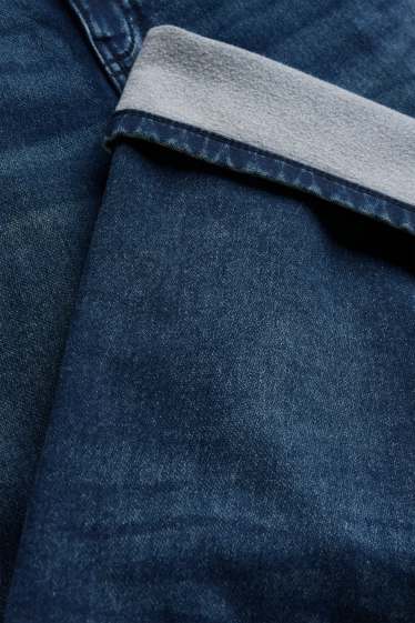 Copii - Băieți - Straight jeans - jeans termoizolanți - LYCRA® - denim-albastru închis