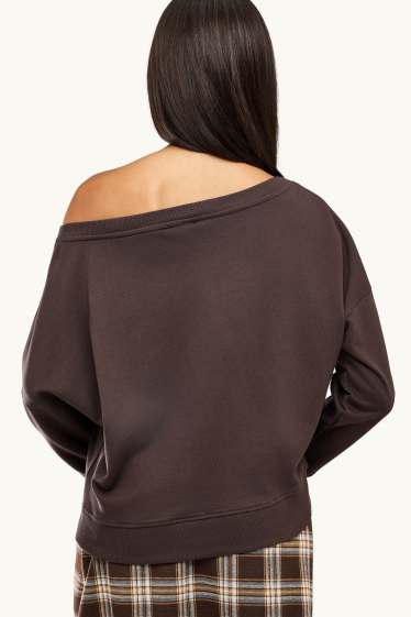 Damen - Sweatshirt - braun