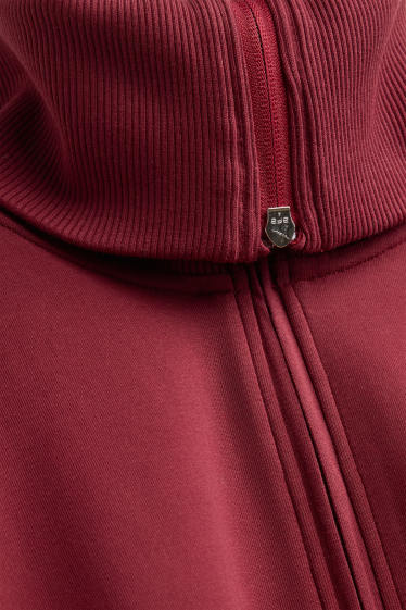 Damen - Sweatjacke - bordeaux