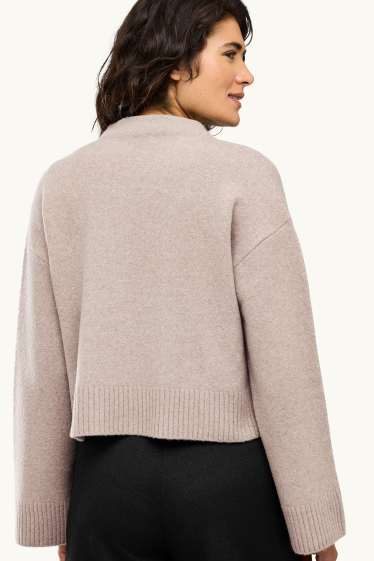 Femei - Pulover - taupe