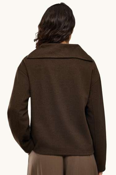 Damen - Sweatshirt - braun
