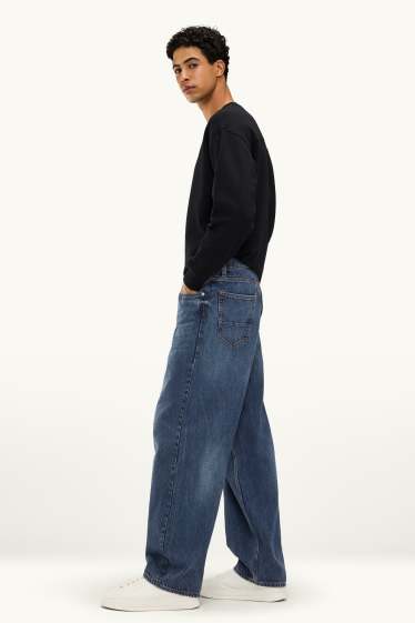 Heren - Baggy jeans - jeansblauw