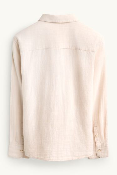 Enfants garçons - Chemise - blanc crème