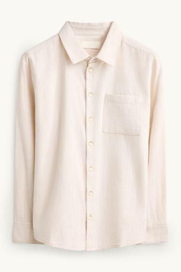 Enfants garçons - Chemise - blanc crème