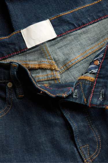 Uomo - Regular jeans - selvedge - jeans blu scuro