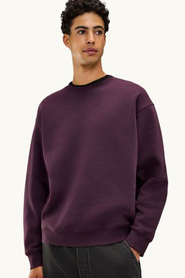 Herren - Sweatshirt - violett