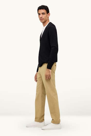 Hommes - Chino - regular fit - LYCRA® - beige