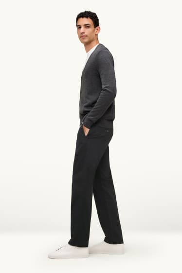 Hommes - Chino - regular fit - LYCRA® - noir
