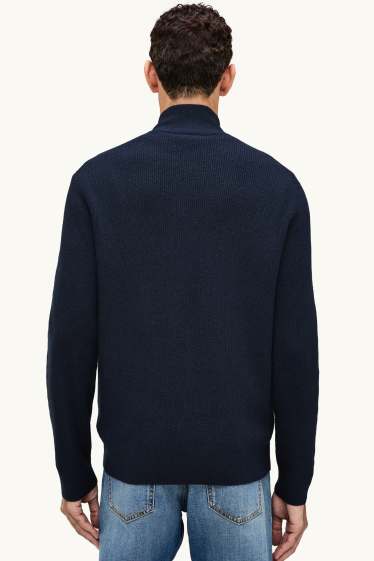 Herren - Pullover - dunkelblau
