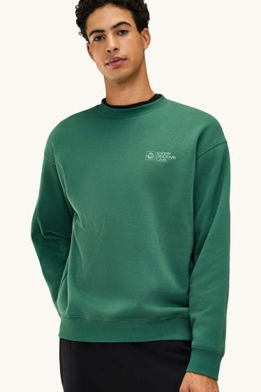 Men - Oversized sweatshirt - green