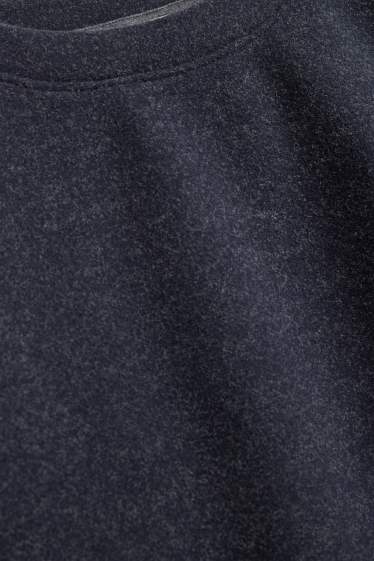 Dona - Dessuadora oversized - blau fosc jaspiat