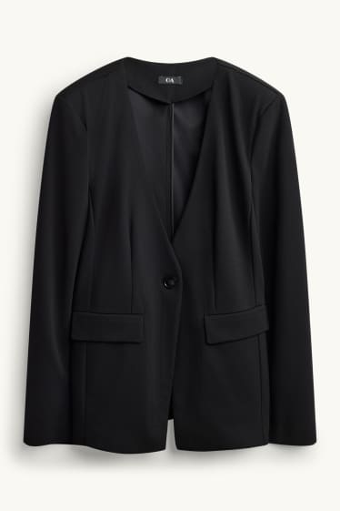 Damen - Business-Blazer - Regular Fit - schwarz