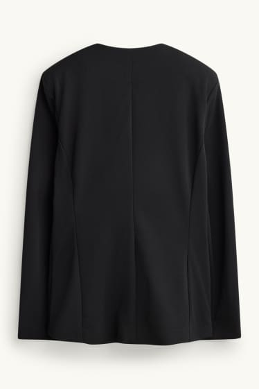 Damen - Business-Blazer - Regular Fit - schwarz