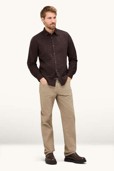 Home - Pantalons tèrmics - regular fit - caqui