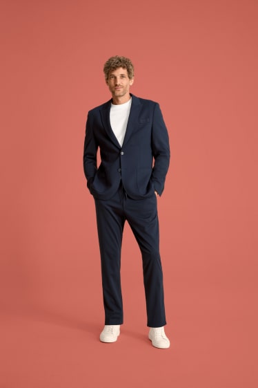 Uomo - Giacca coordinabile - slim fit - blu scuro