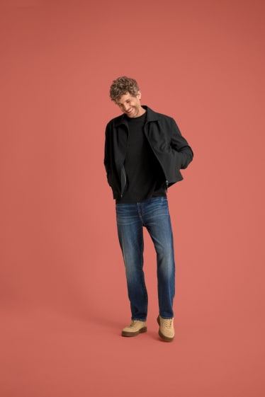 Heren - Blouson - LYCRA® - zwart