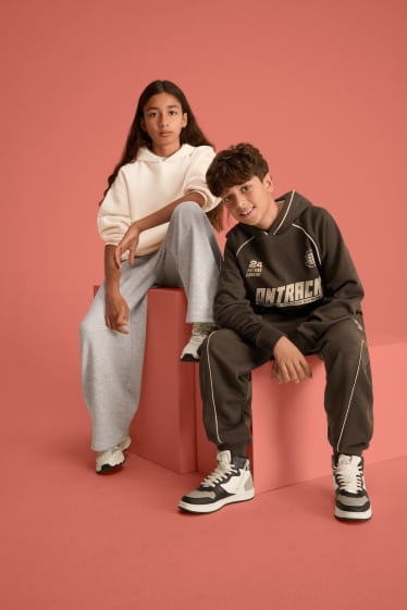 Children Boys - Joggers - dark brown